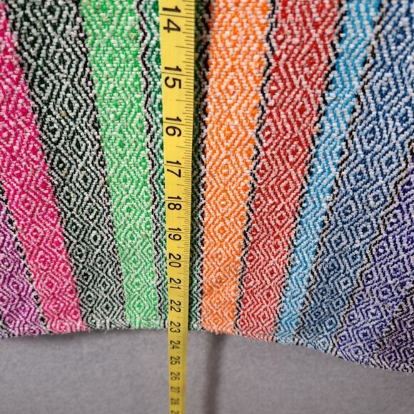 Molina Hoodie Mens M 38/40 Pullover Mexi Baja Beach Blanket Striped Multi Unisex - Picture 12 of 16